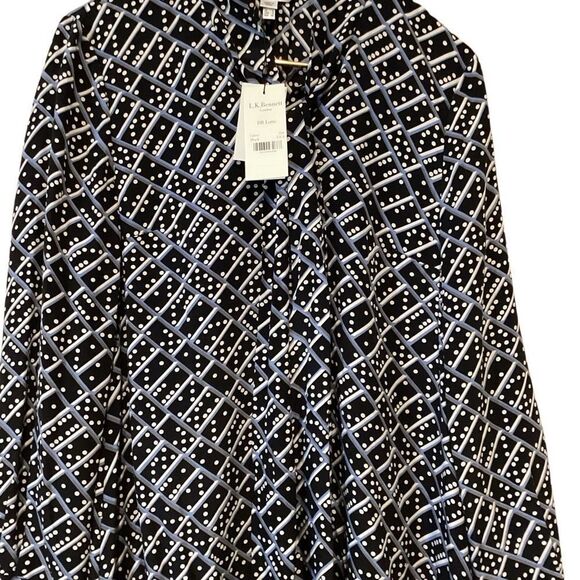 NWT L.K. Bennett London Domino Lotte Silk Dress size 4 - Picture 9 of 13